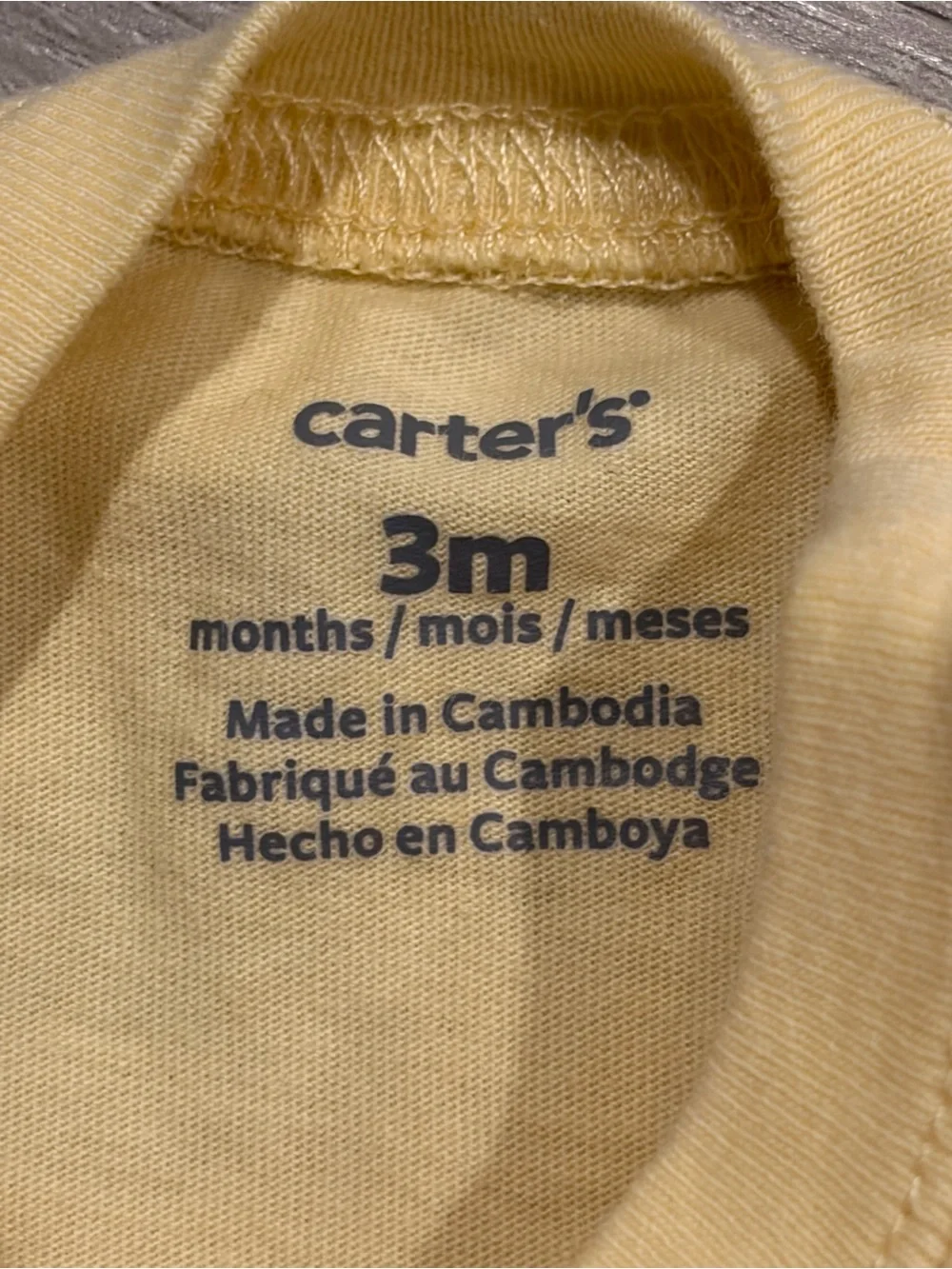 Carter’s Baby Boys Excavator Graphic T-Shirt Size 3M